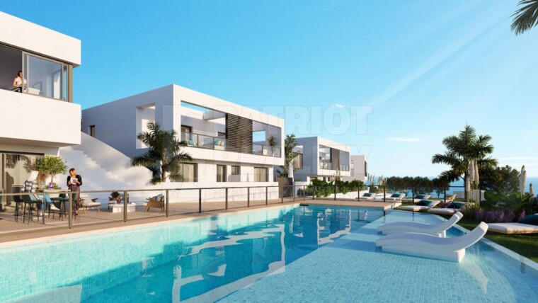 Moderný nový projekt dvojdomov na Riviera del Sol v Mijase