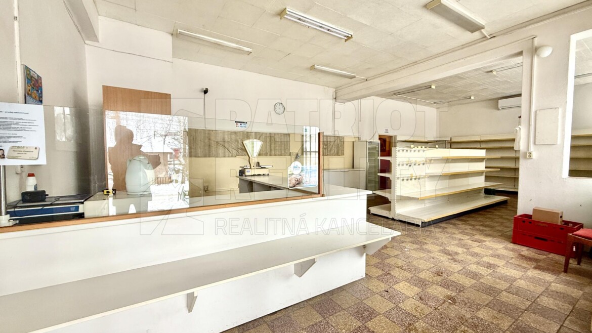 Priestor vhodný pre obchod, potraviny, rozličný tovar, služby alebo aj sklad napr. pre e-shop
